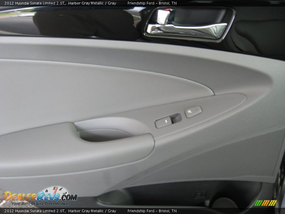 2012 Hyundai Sonata Limited 2.0T Harbor Gray Metallic / Gray Photo #17
