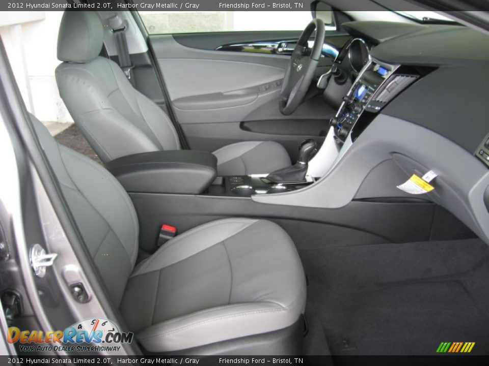 Gray Interior - 2012 Hyundai Sonata Limited 2.0T Photo #18