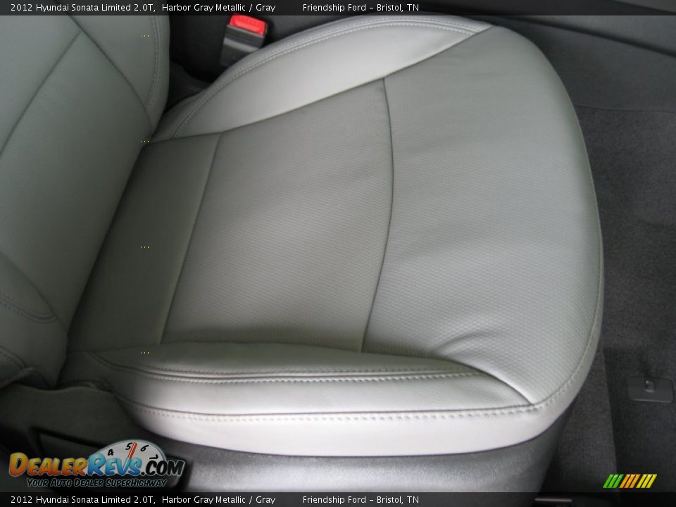 2012 Hyundai Sonata Limited 2.0T Harbor Gray Metallic / Gray Photo #19