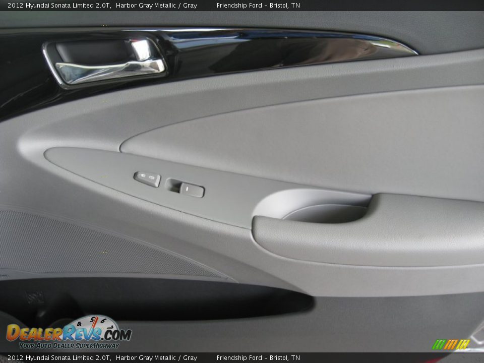 2012 Hyundai Sonata Limited 2.0T Harbor Gray Metallic / Gray Photo #20