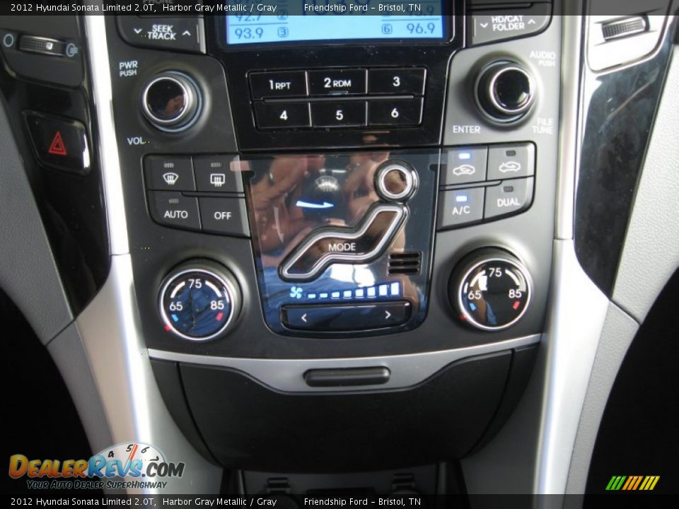 2012 Hyundai Sonata Limited 2.0T Harbor Gray Metallic / Gray Photo #24