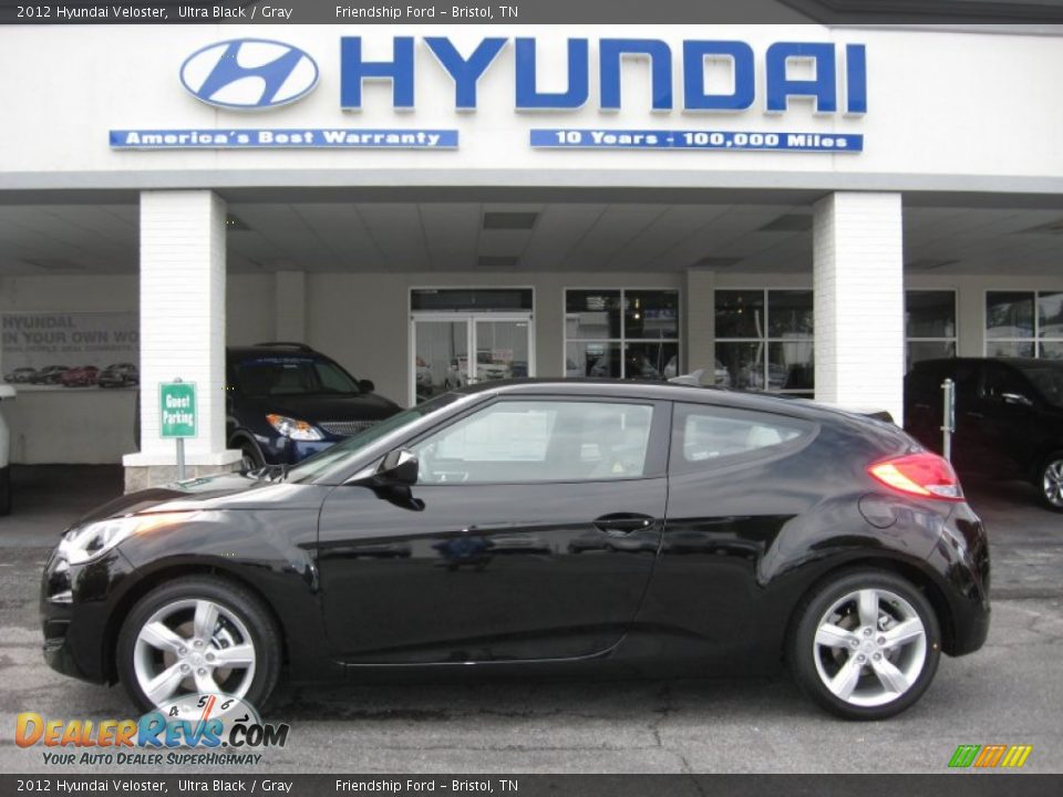 Ultra Black 2012 Hyundai Veloster  Photo #1