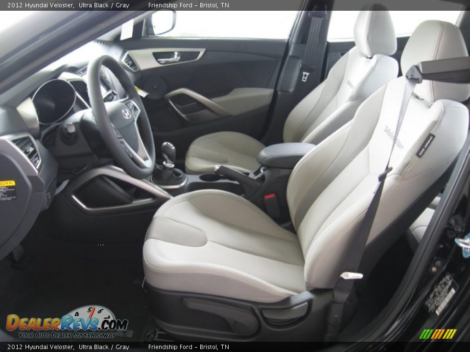 Gray Interior - 2012 Hyundai Veloster  Photo #13