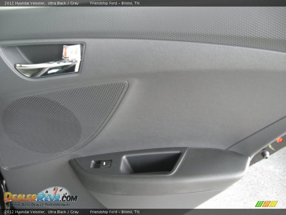 2012 Hyundai Veloster Ultra Black / Gray Photo #18