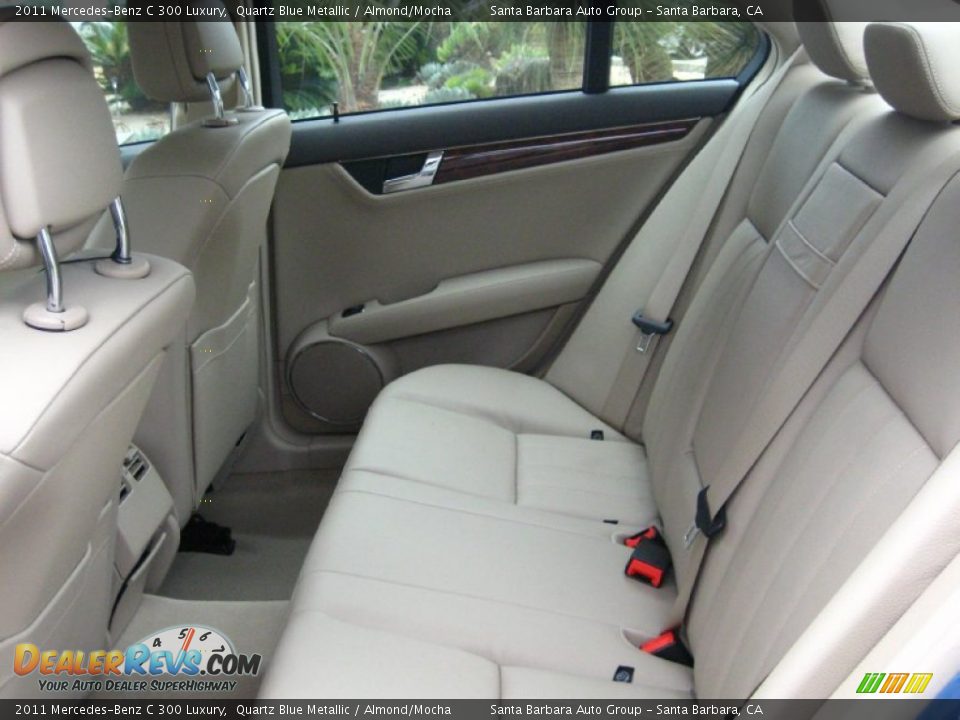 2011 Mercedes-Benz C 300 Luxury Quartz Blue Metallic / Almond/Mocha Photo #4