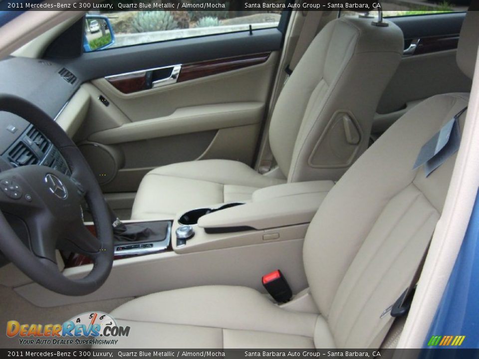 2011 Mercedes-Benz C 300 Luxury Quartz Blue Metallic / Almond/Mocha Photo #5