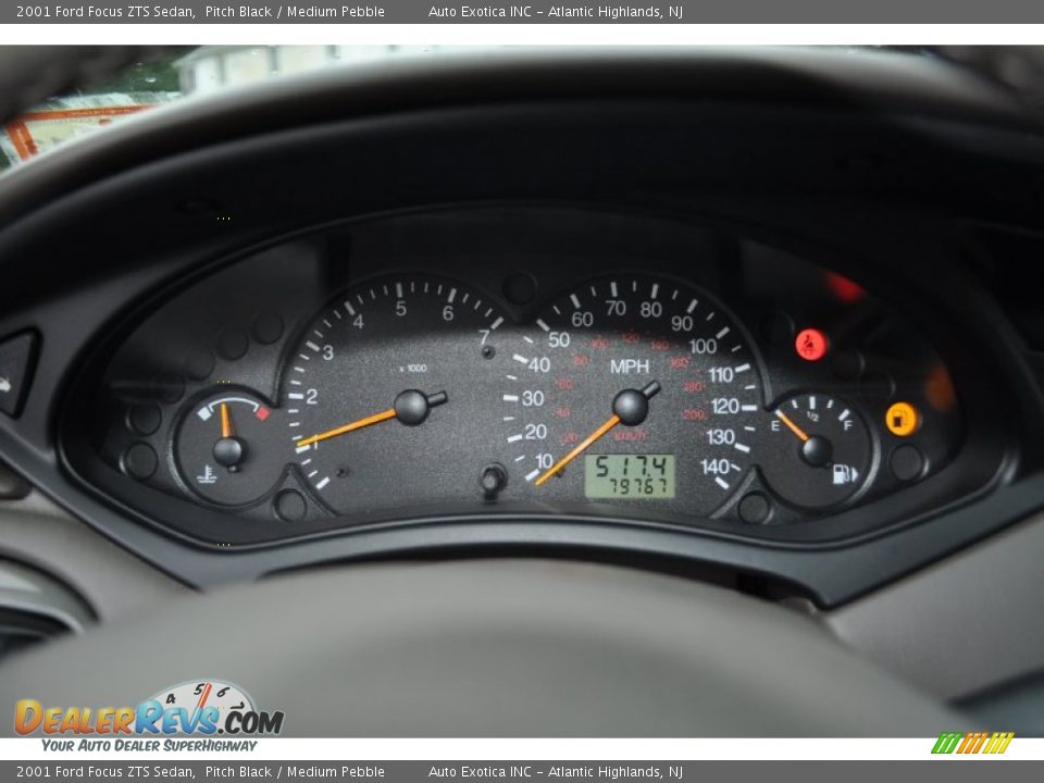 2001 Ford Focus ZTS Sedan Gauges Photo #11