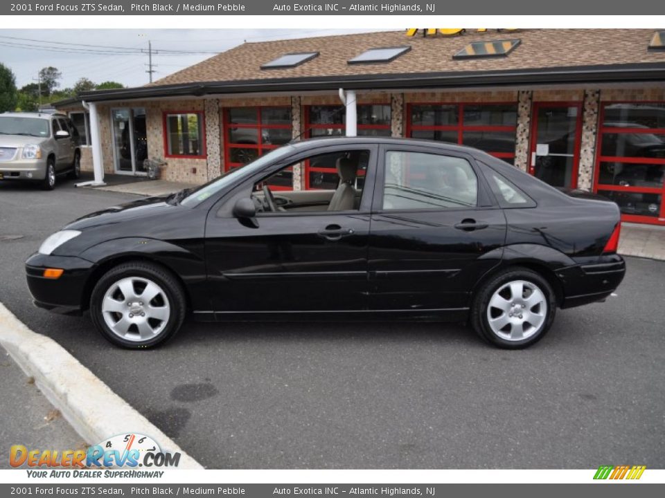 Pitch Black 2001 Ford Focus ZTS Sedan Photo #24