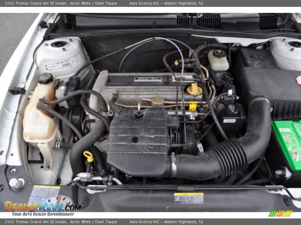 2002 Pontiac Grand Am SE Sedan 2.2 Liter DOHC 16-Valve 4 Cylinder Engine Photo #9