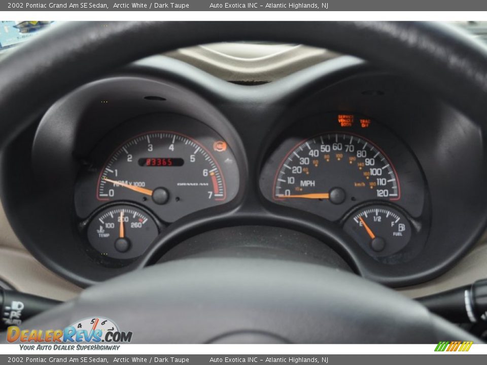 2002 Pontiac Grand Am SE Sedan Gauges Photo #11