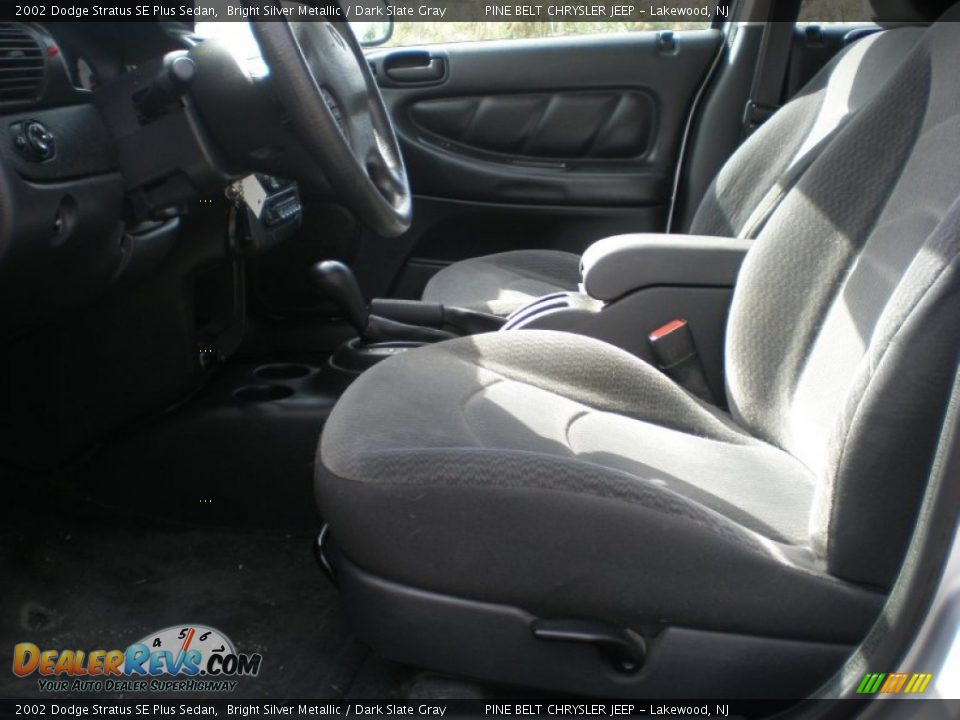 2002 Dodge Stratus SE Plus Sedan Bright Silver Metallic / Dark Slate Gray Photo #13