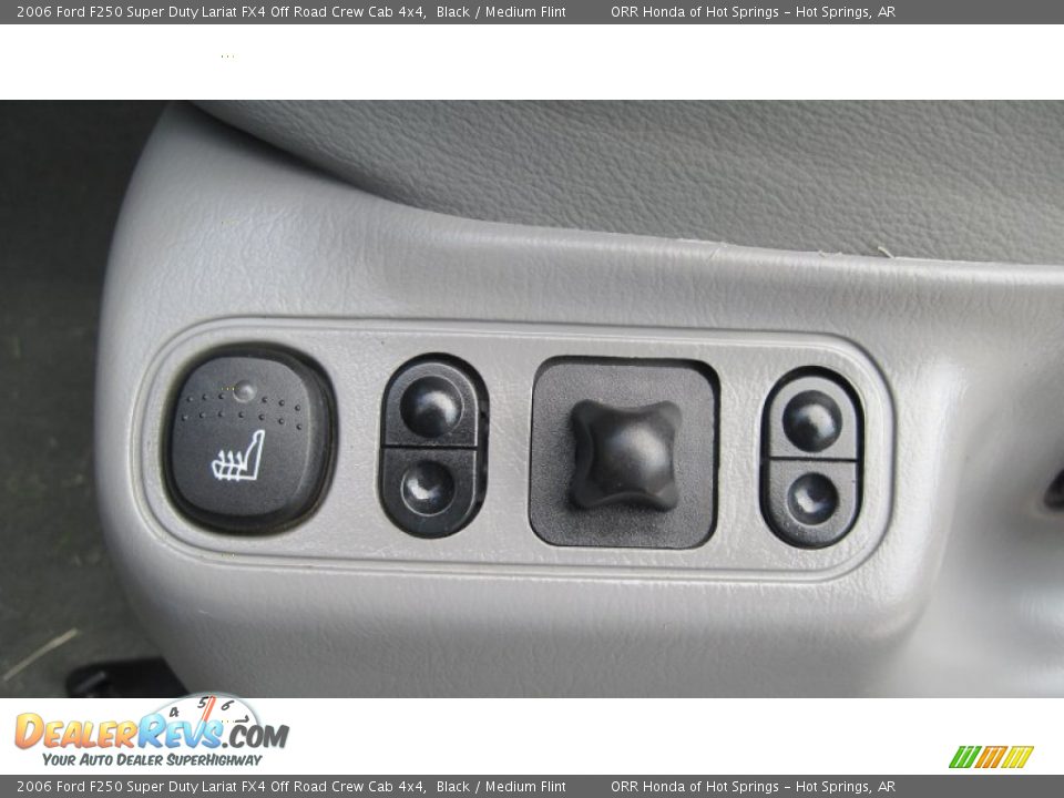 2006 Ford F250 Super Duty Lariat FX4 Off Road Crew Cab 4x4 Black / Medium Flint Photo #14