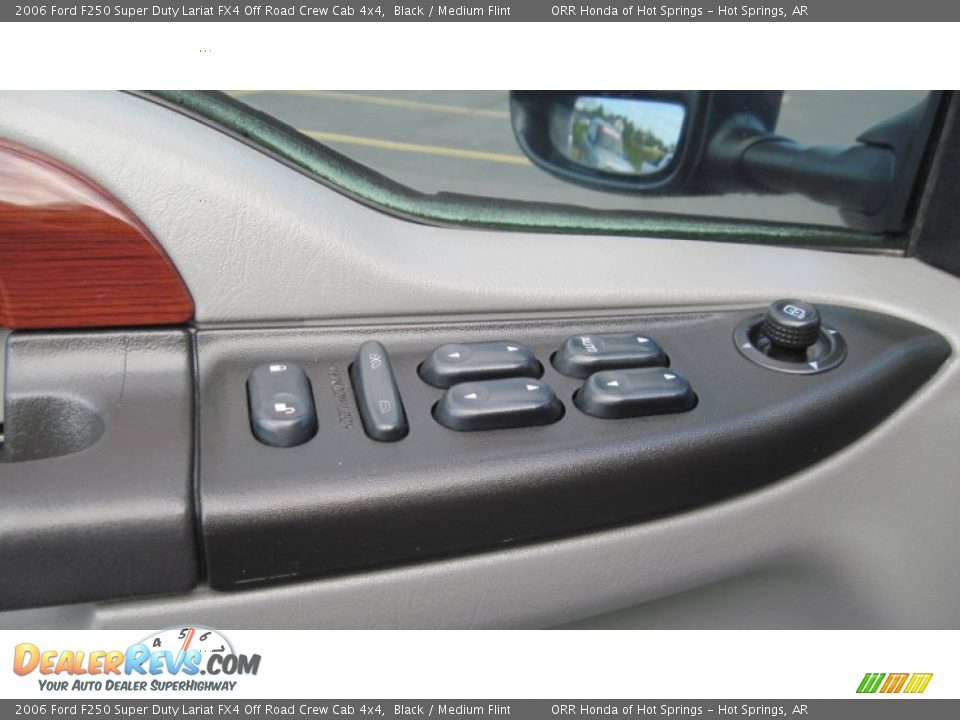 2006 Ford F250 Super Duty Lariat FX4 Off Road Crew Cab 4x4 Black / Medium Flint Photo #15