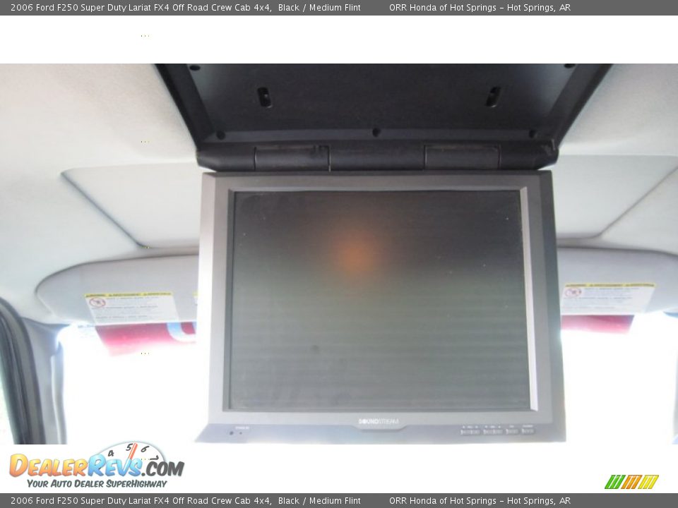 2006 Ford F250 Super Duty Lariat FX4 Off Road Crew Cab 4x4 Black / Medium Flint Photo #18