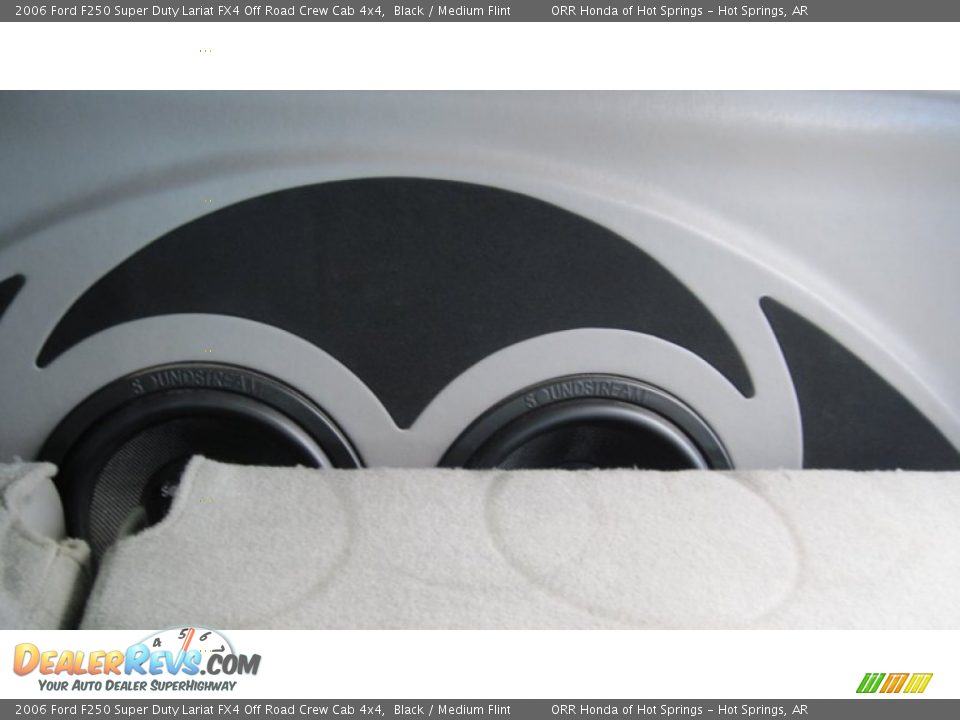 2006 Ford F250 Super Duty Lariat FX4 Off Road Crew Cab 4x4 Black / Medium Flint Photo #19
