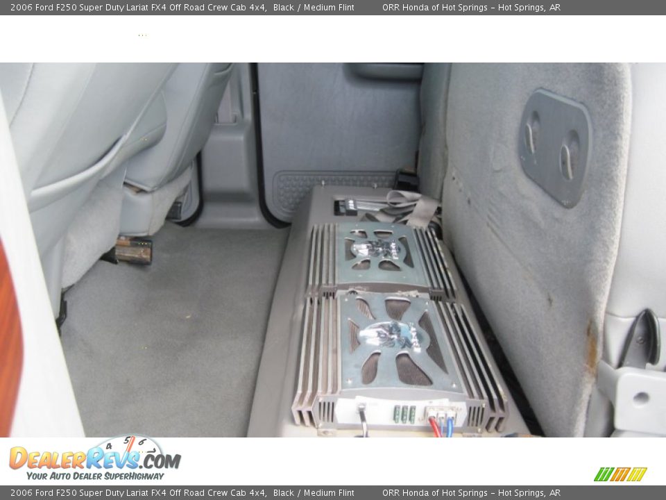 2006 Ford F250 Super Duty Lariat FX4 Off Road Crew Cab 4x4 Black / Medium Flint Photo #21