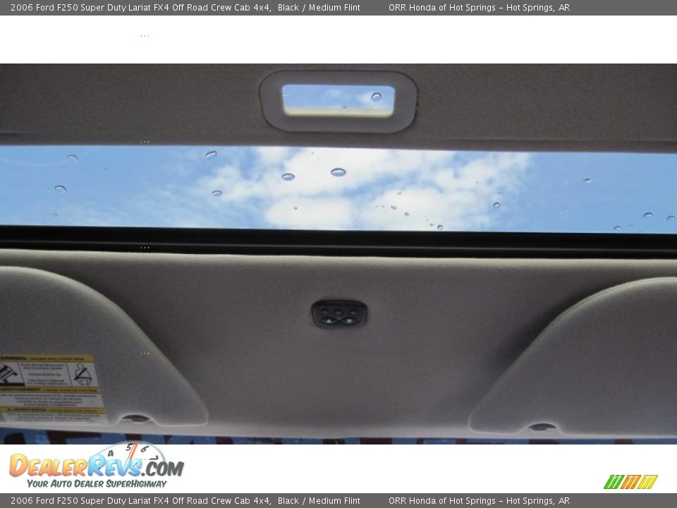 2006 Ford F250 Super Duty Lariat FX4 Off Road Crew Cab 4x4 Black / Medium Flint Photo #24