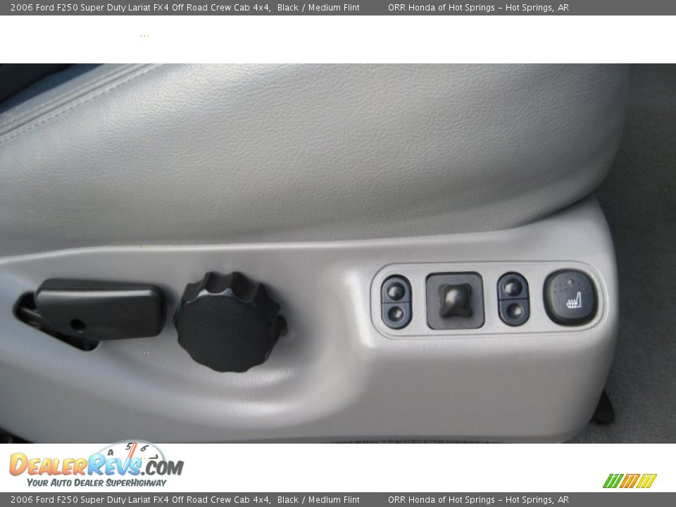 2006 Ford F250 Super Duty Lariat FX4 Off Road Crew Cab 4x4 Black / Medium Flint Photo #26