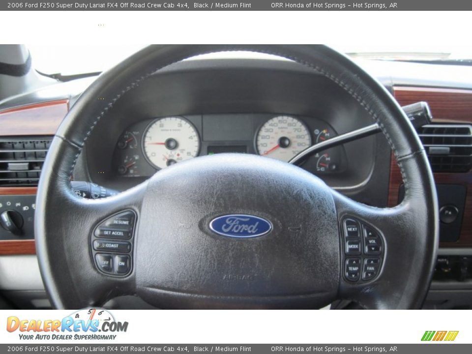 2006 Ford F250 Super Duty Lariat FX4 Off Road Crew Cab 4x4 Black / Medium Flint Photo #29