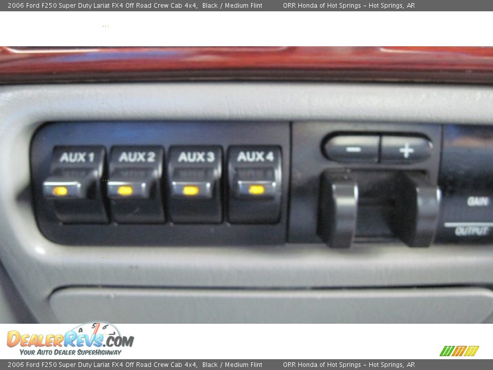 2006 Ford F250 Super Duty Lariat FX4 Off Road Crew Cab 4x4 Black / Medium Flint Photo #30