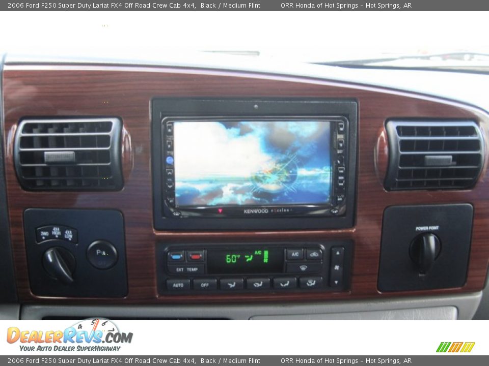 2006 Ford F250 Super Duty Lariat FX4 Off Road Crew Cab 4x4 Black / Medium Flint Photo #32