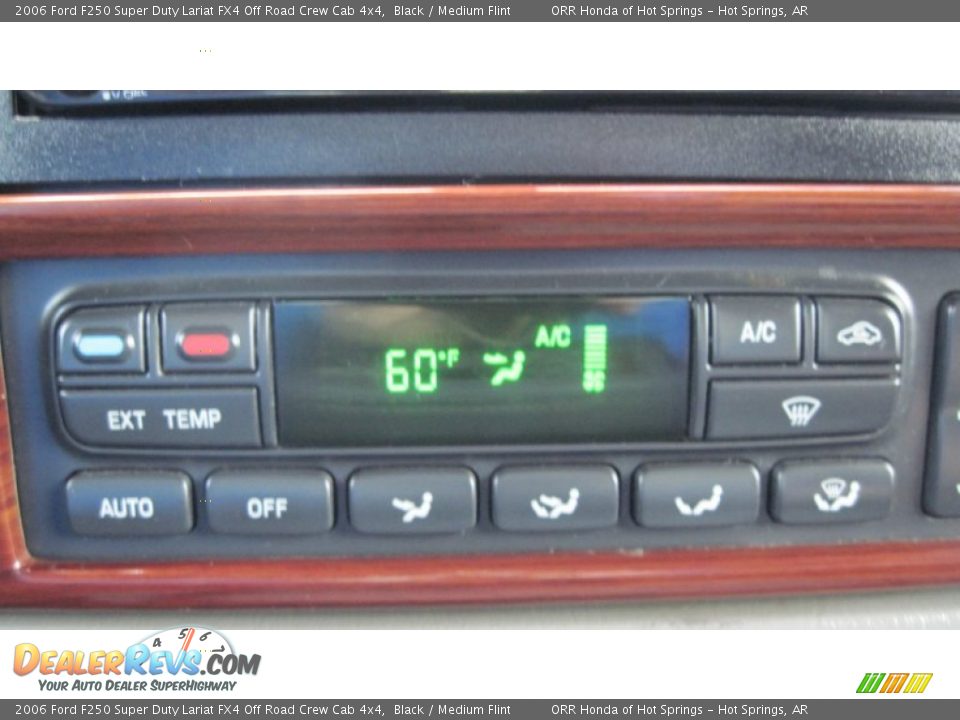 2006 Ford F250 Super Duty Lariat FX4 Off Road Crew Cab 4x4 Black / Medium Flint Photo #33