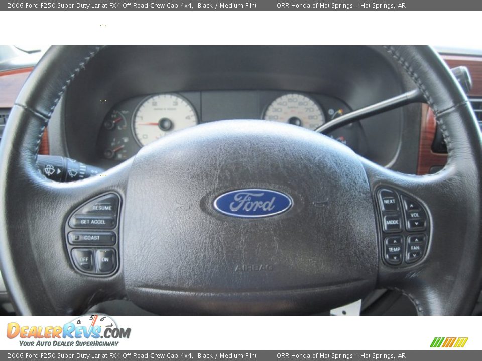 2006 Ford F250 Super Duty Lariat FX4 Off Road Crew Cab 4x4 Black / Medium Flint Photo #34