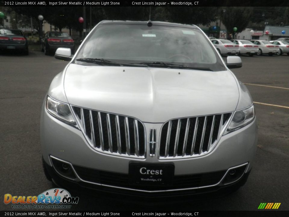 2012 Lincoln MKX AWD Ingot Silver Metallic / Medium Light Stone Photo #3