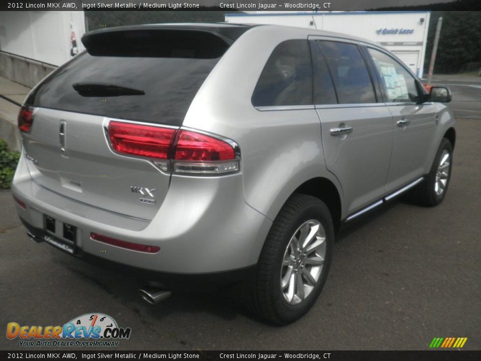 Ingot Silver Metallic 2012 Lincoln MKX AWD Photo #7