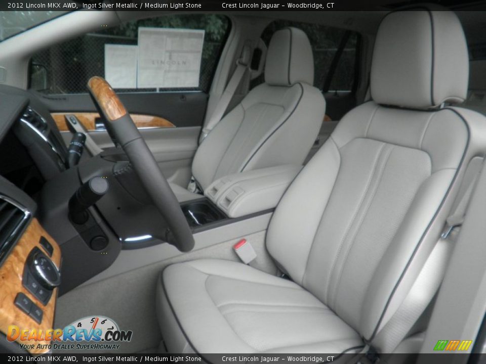 Medium Light Stone Interior - 2012 Lincoln MKX AWD Photo #9