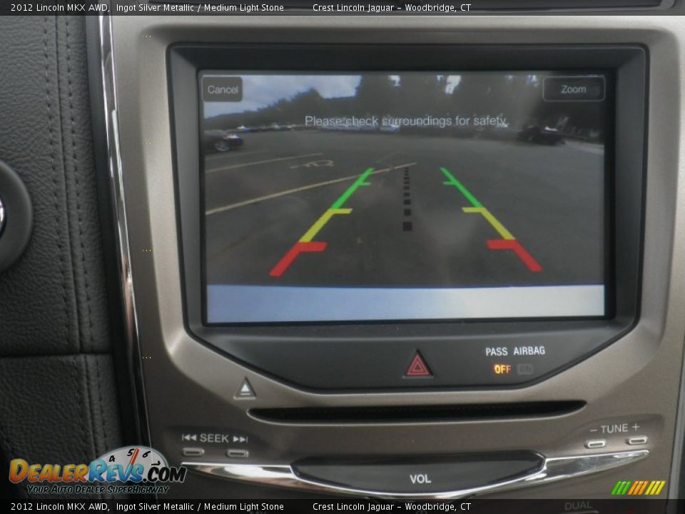 Controls of 2012 Lincoln MKX AWD Photo #16