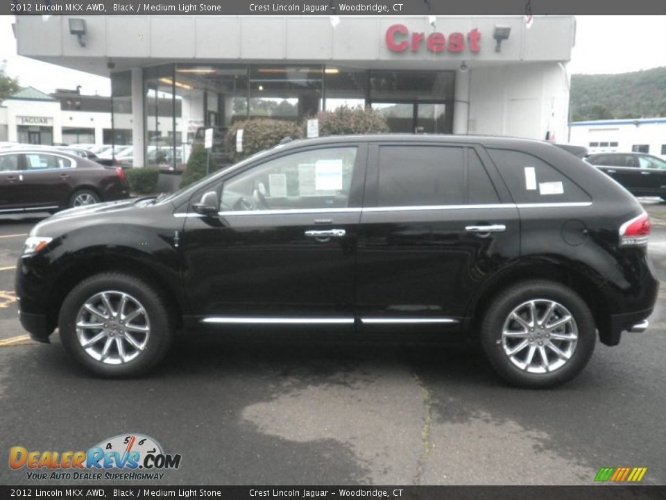 2012 Lincoln MKX AWD Black / Medium Light Stone Photo #1