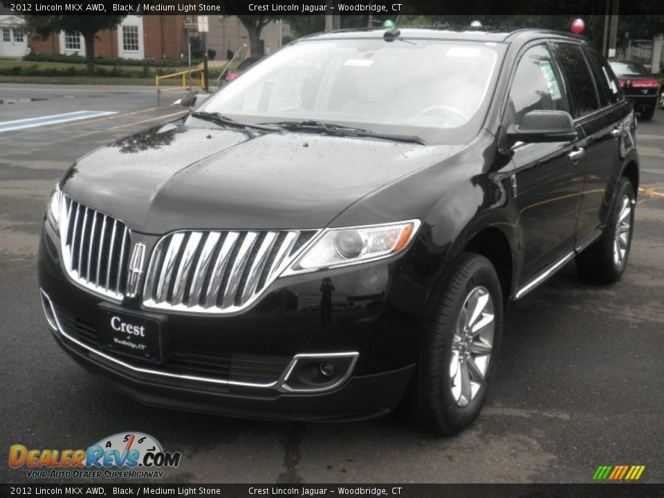 2012 Lincoln MKX AWD Black / Medium Light Stone Photo #2