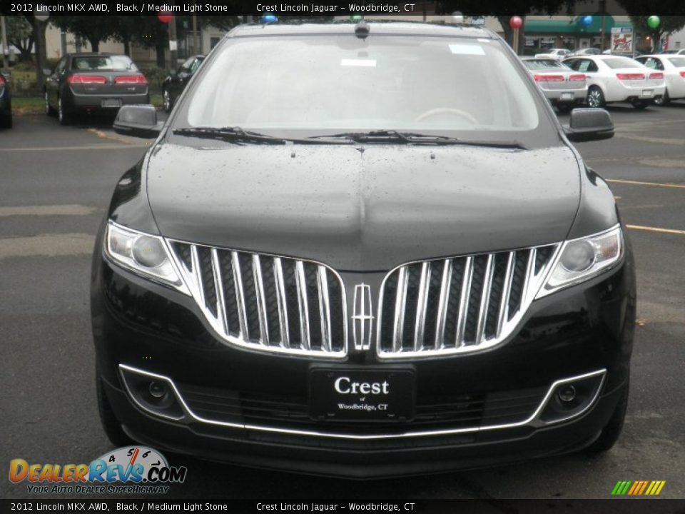 2012 Lincoln MKX AWD Black / Medium Light Stone Photo #3