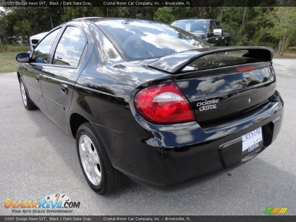 2005 Dodge Neon SXT Black / Dark Slate Gray Photo #3