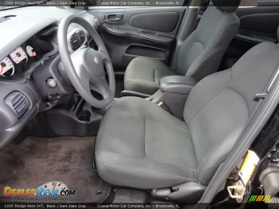 2005 Dodge Neon SXT Black / Dark Slate Gray Photo #4