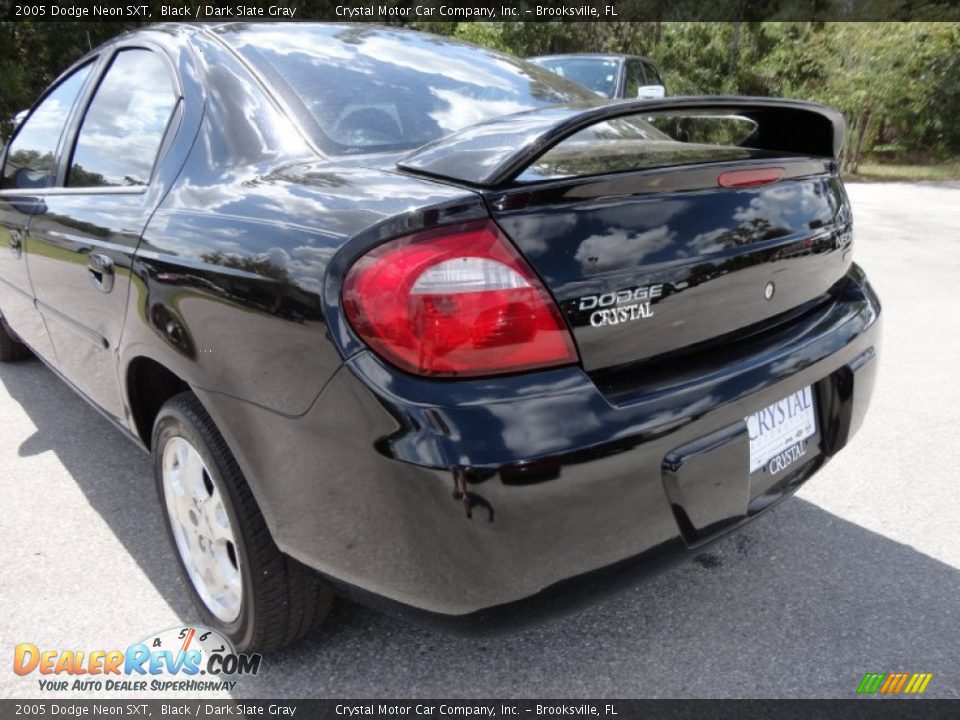 2005 Dodge Neon SXT Black / Dark Slate Gray Photo #7