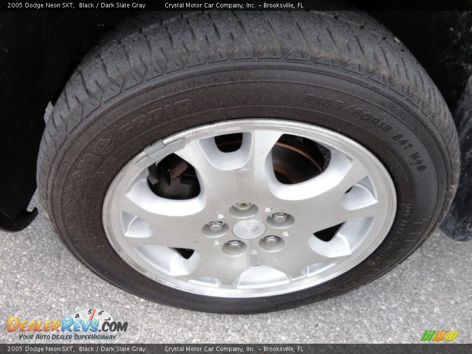 2005 Dodge Neon SXT Black / Dark Slate Gray Photo #15