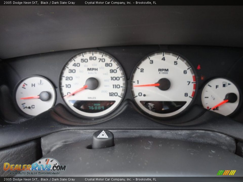 2005 Dodge Neon SXT Black / Dark Slate Gray Photo #23