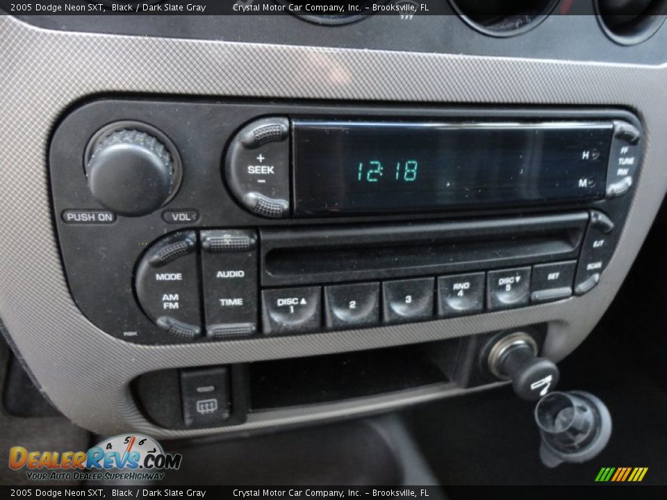 2005 Dodge Neon SXT Black / Dark Slate Gray Photo #24