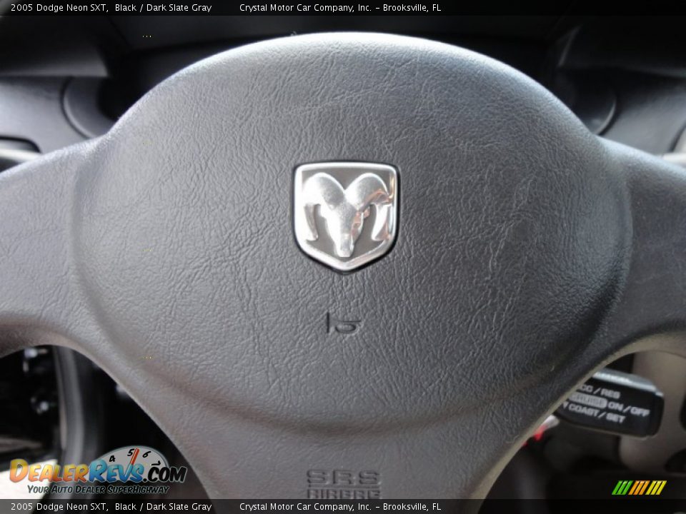 2005 Dodge Neon SXT Black / Dark Slate Gray Photo #26