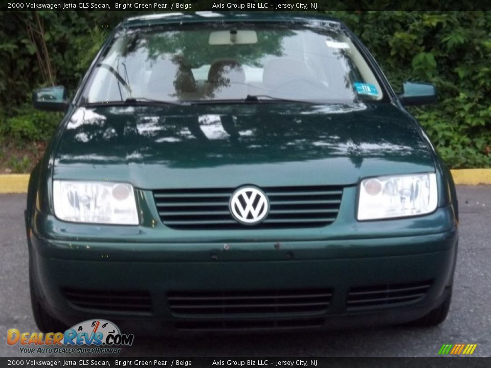 2000 Volkswagen Jetta GLS Sedan Bright Green Pearl / Beige Photo #19