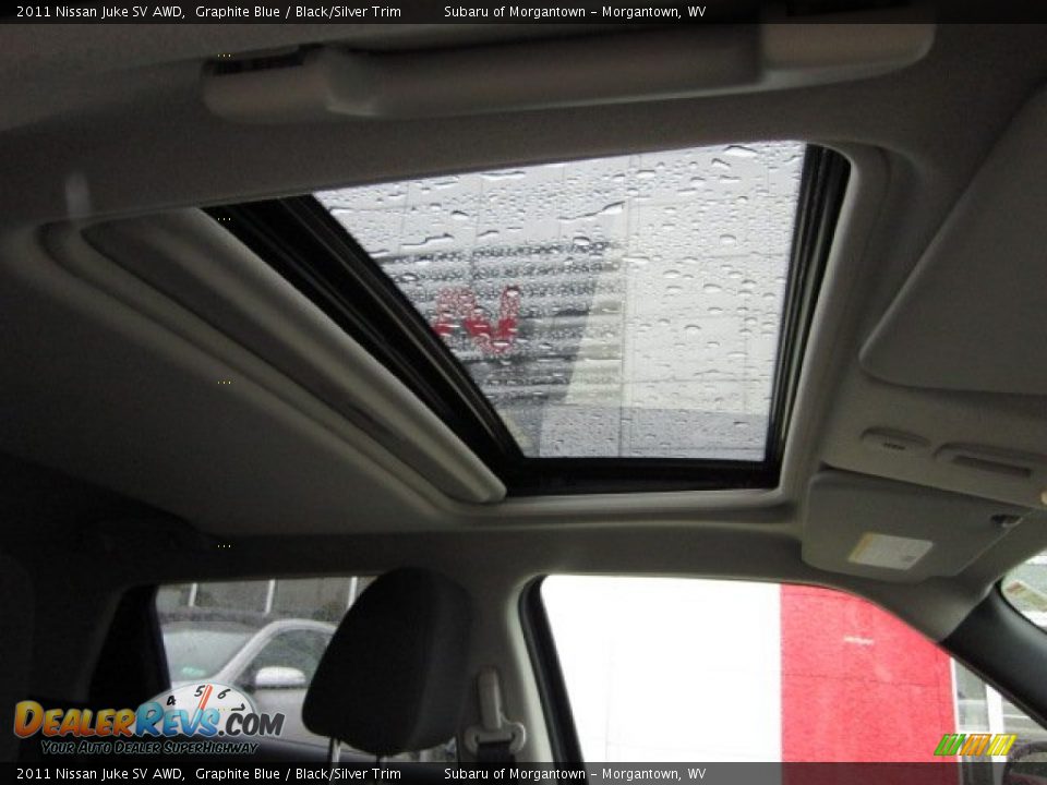2011 Nissan Juke SV AWD Graphite Blue / Black/Silver Trim Photo #11