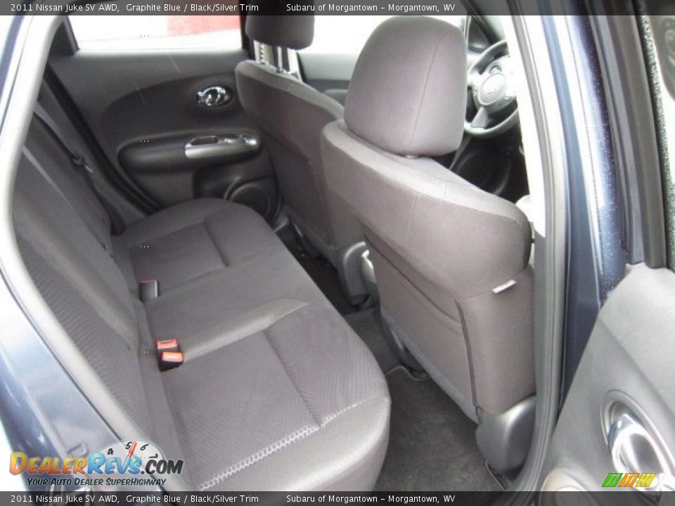 2011 Nissan Juke SV AWD Graphite Blue / Black/Silver Trim Photo #12