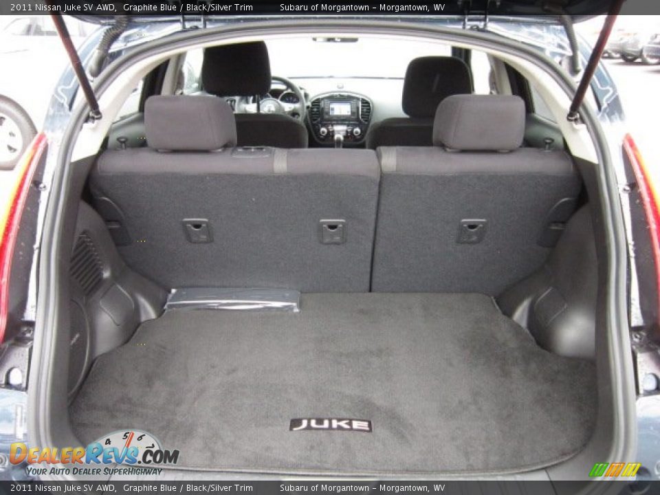 2011 Nissan Juke SV AWD Graphite Blue / Black/Silver Trim Photo #13