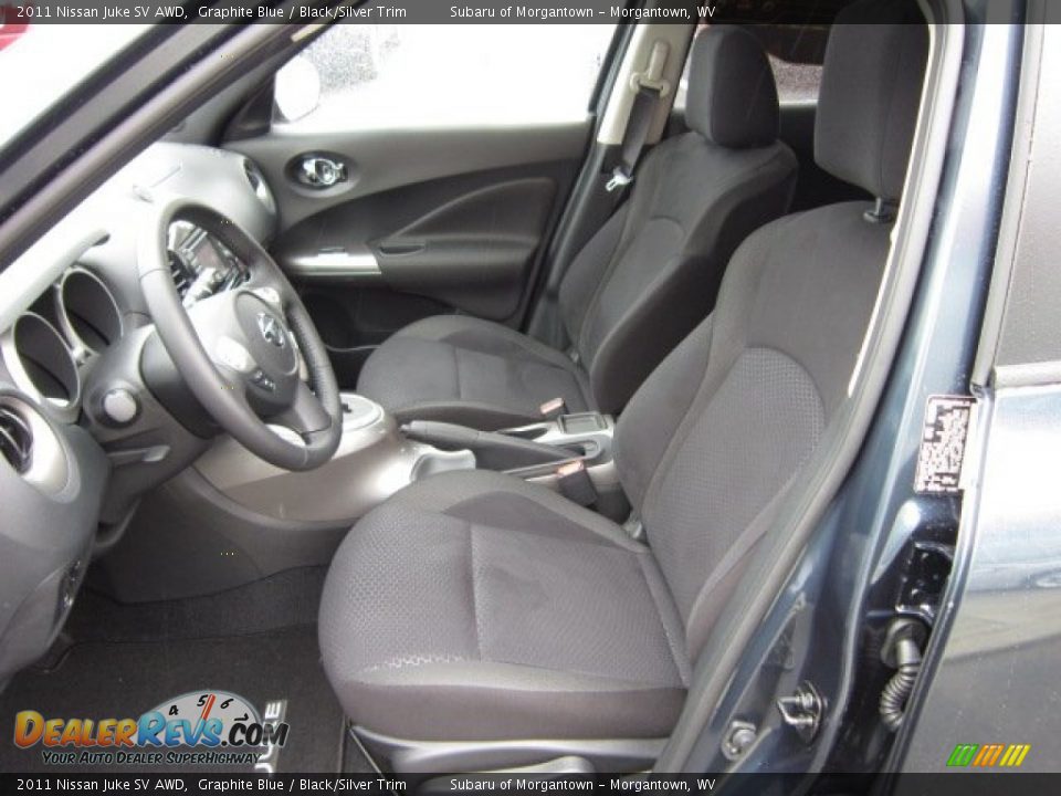 2011 Nissan Juke SV AWD Graphite Blue / Black/Silver Trim Photo #16