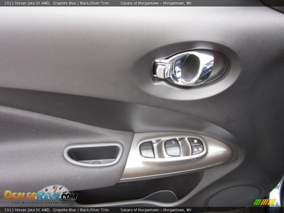 2011 Nissan Juke SV AWD Graphite Blue / Black/Silver Trim Photo #18