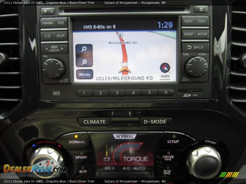 2011 Nissan Juke SV AWD Graphite Blue / Black/Silver Trim Photo #19
