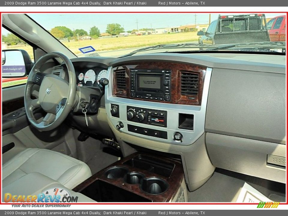 Dashboard of 2009 Dodge Ram 3500 Laramie Mega Cab 4x4 Dually Photo #31