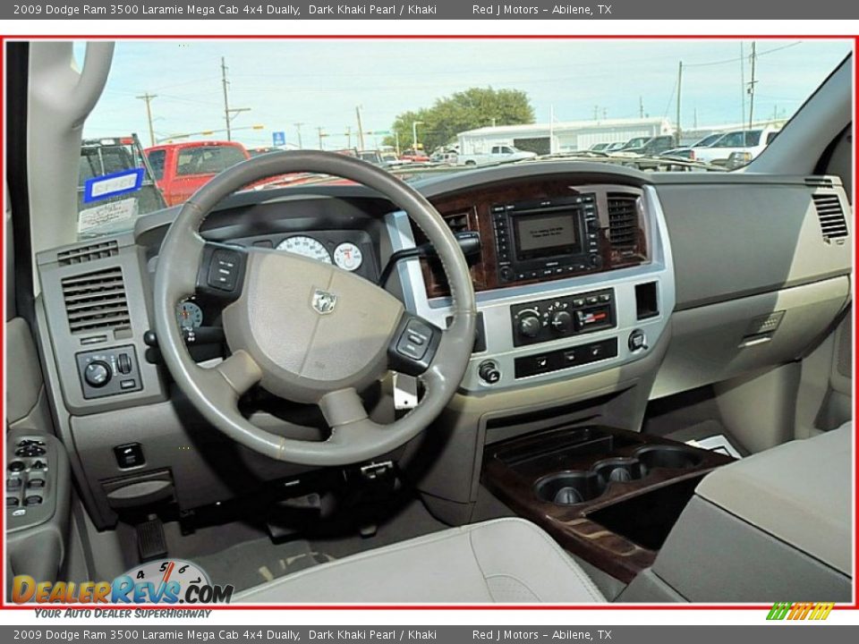 Dashboard of 2009 Dodge Ram 3500 Laramie Mega Cab 4x4 Dually Photo #36